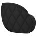 Kit 2 Poltronas Decorativas Clarke PU Preto G45 - Gran Belo