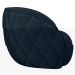 Kit 2 Poltronas Decorativas Clarke Veludo Azul Marinho G45 - Gran Belo