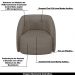 Kit 2 Poltronas Decorativas Clarke Veludo Bege G45 - Gran Belo
