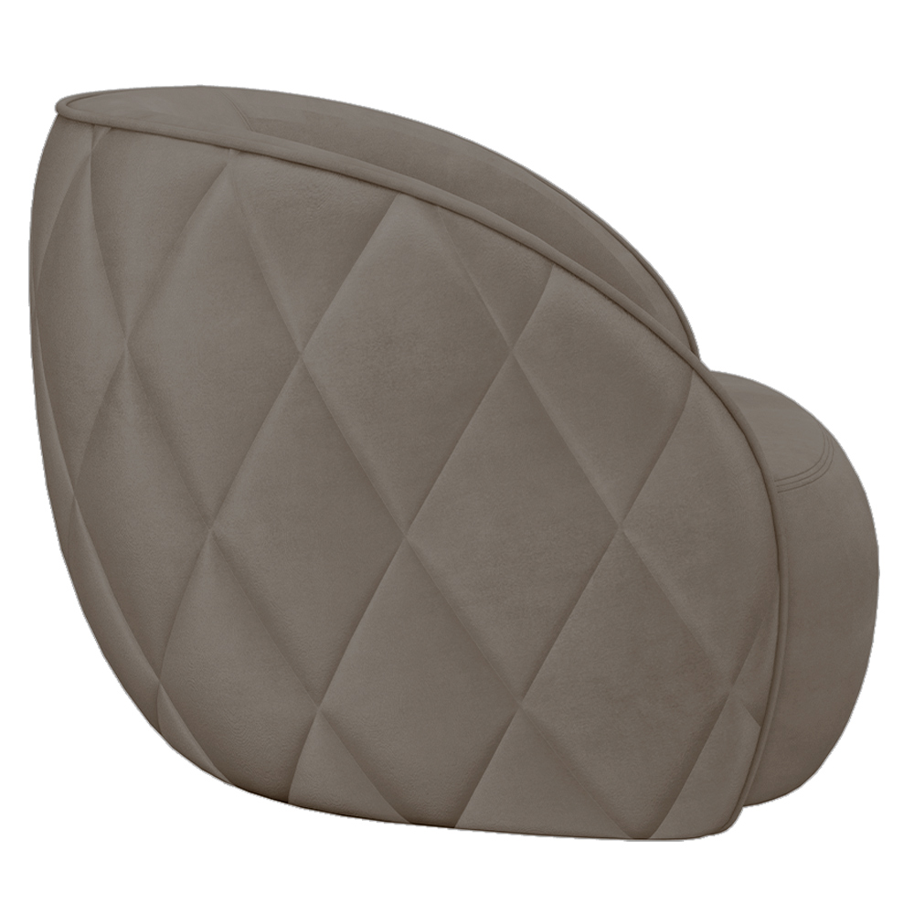 Kit 2 Poltronas Decorativas Clarke Veludo Bege G45 - Gran Belo
