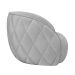Kit 2 Poltronas Decorativas Clarke Veludo Cinza Claro G45 - Gran Belo