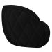 Kit 2 Poltronas Decorativas Clarke Veludo Preto G45 - Gran Belo