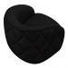 Kit 2 Poltronas Decorativas Clarke Veludo Preto G45 - Gran Belo
