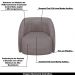 Kit 2 Poltronas Decorativas Clarke Veludo Rosê G45 - Gran Belo