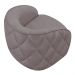Kit 2 Poltronas Decorativas Clarke Veludo Rosê G45 - Gran Belo