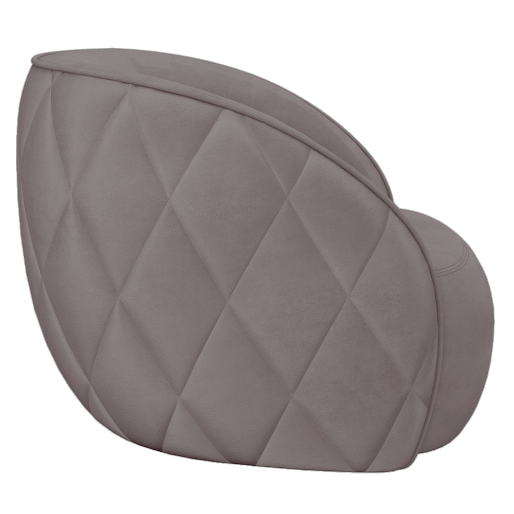 Kit 2 Poltronas Decorativas Clarke Veludo Rosê G45 - Gran Belo
