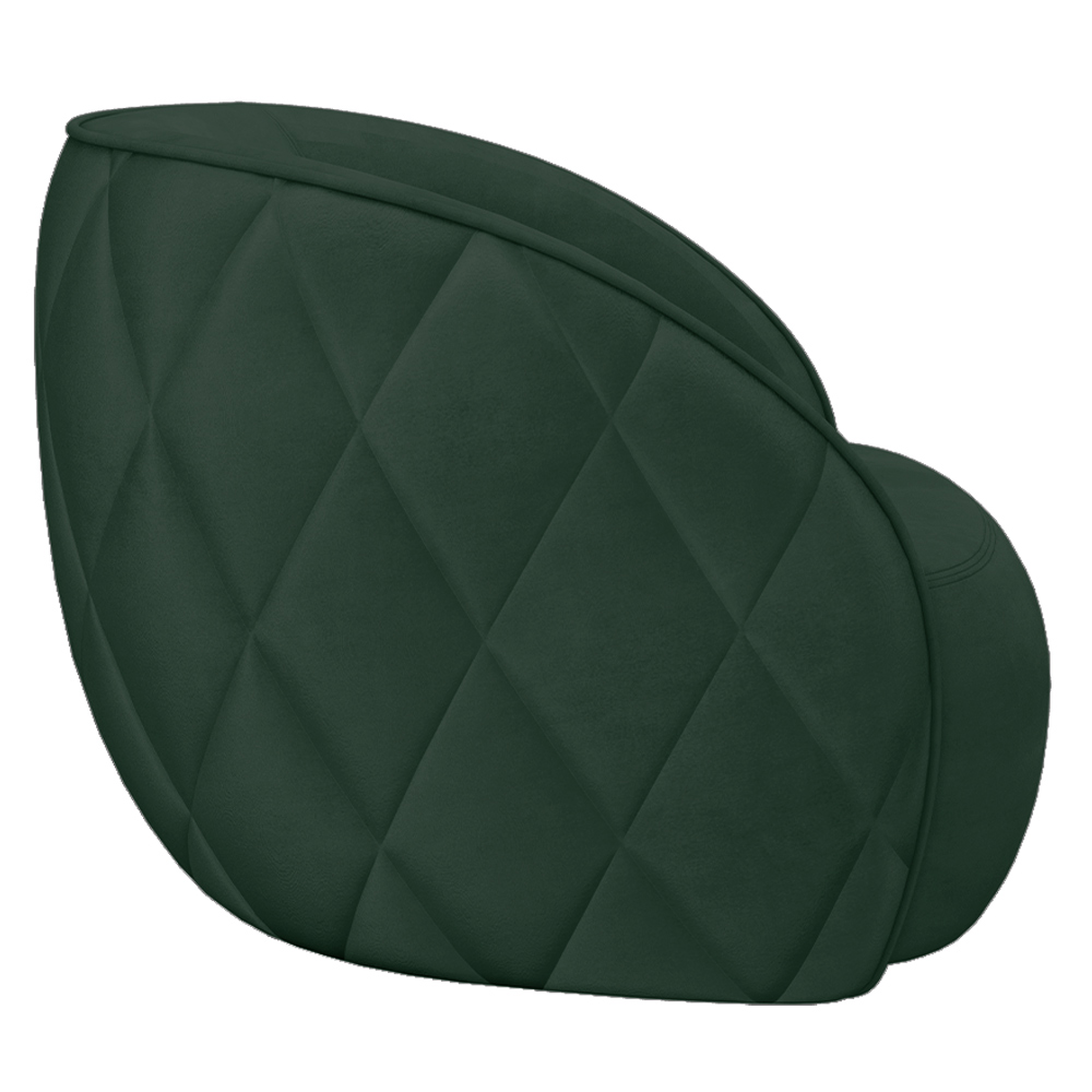Kit 2 Poltronas Decorativas Clarke Veludo Verde G45 - Gran Belo