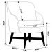 Kit 2 Poltronas Decorativas Com Braço Amber Linho Cinza G66 - Gran Belo