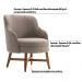 Kit 2 Poltronas Decorativas Com Braço Amber Linho Cinza G66 - Gran Belo