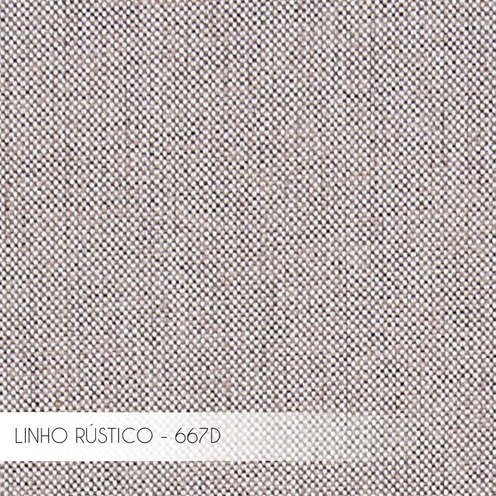 Kit 2 Poltronas Decorativas Com Braço Amber Linho Cinza G66 - Gran Belo