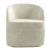 Kit 2 Poltronas Decorativas Design Moderno Bel Sala de Estar Base Giratória Veludo Bege G33 - Gran Belo