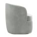 Kit 2 Poltronas Decorativas Design Moderno Bel Sala de Estar Base Giratória Veludo Cinza G33 - Gran Belo