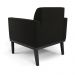 Kit 2 Poltronas Decorativas Isabella Pés Fixo em Madeira Preto Suede Preto G19 - Gran Belo