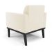 Kit 2 Poltronas Decorativas Isabella Pés Fixo em Madeira Preto Veludo Bege G19 - Gran Belo