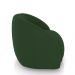 Kit 2 Poltronas Decorativas Jenny Base Giratória em Metal Preto Veludo Verde G45 - Gran Belo