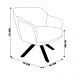 Kit 2 Poltronas Decorativas Kitana Pés Madeira Giratório Veludo Verde G15 - Gran Belo