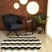 Kit 2 Poltronas Decorativas Kitana Pés Preto Giratório Veludo Preto - Gran Belo