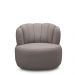 Kit 2 Poltronas Decorativas Mariele Sala de Estar Base Giratória em Aço Couro Avelã G88 - Gran Belo
