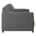 Kit 2 Poltronas Decorativas Pés Madeira Maceió Linho Chumbo G45 - Gran Belo