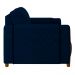 Kit 2 Poltronas Decorativas Pés Madeira Maceió Veludo Azul Marinho G45 - Gran Belo
