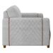 Kit 2 Poltronas Decorativas Pés Madeira Maceió Veludo Cinza G45 - Gran Belo