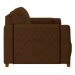 Kit 2 Poltronas Decorativas Pés Madeira Maceió Veludo Marrom G45 - Gran Belo