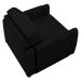 Kit 2 Poltronas Decorativas Pés Madeira Maceió Veludo Preto G45 - Gran Belo