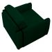 Kit 2 Poltronas Decorativas Pés Madeira Maceió Veludo Verde G45 - Gran Belo