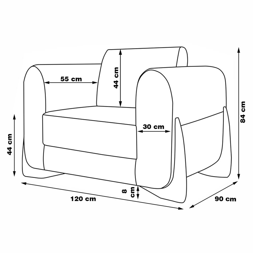 Kit 2 Poltronas Decorativas Pés em Madeira Buzz Linho Bege G63 - Gran Belo