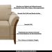 Kit 2 Poltronas Decorativas Pés em Madeira Market Linho Bege G45 - Gran Belo