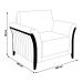 Kit 2 Poltronas Decorativas Pés em Madeira Market Veludo Azul Marinho G45 - Gran Belo