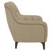 Kit 2 Poltronas Decorativas Pés em Madeira Petra Linho Bege G45 - Gran Belo