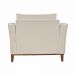Kit 2 Poltronas Decorativas Pés em Madeira Tarantino Linho Off White Rústico G63 - Gran Belo