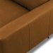 Kit 2 Poltronas Decorativas Paloma Sala de Estar Pés em Aço Couro Caramelo Manchado G88 - Gran Belo