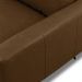 Kit 2 Poltronas Decorativas Paloma Sala de Estar Pés em Aço Couro Marrom Claro Manchado G88 - Gran Belo