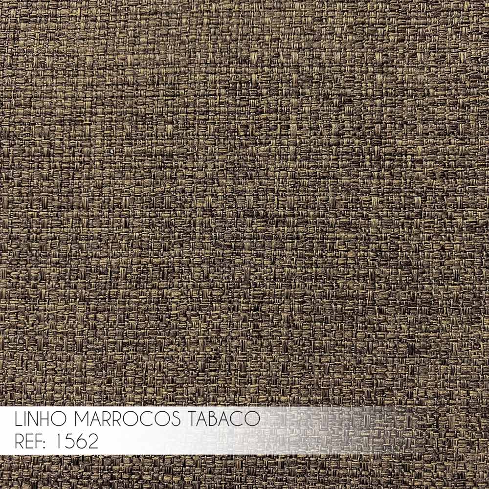 Kit 2 Poltronas Decorativas Sala de Estar Abel Base de Ferro Dourada Linho Marrom G41 - Gran Belo