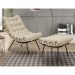 Kit 2 Poltronas Decorativas Sala de Estar Abel Base de Ferro Preto Veludo Bege G41 - Gran Belo