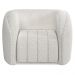 Kit 2 Poltronas Decorativas Sala de Estar Adam Boucle Branco G45 - Gran Belo
