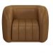 Kit 2 Poltronas Decorativas Sala de Estar Adam PU Caramelo G45 - Gran Belo