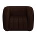 Kit 2 Poltronas Decorativas Sala de Estar Adam PU Marrom G45 - Gran Belo