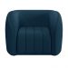 Kit 2 Poltronas Decorativas Sala de Estar Adam Veludo Azul Marinho G45 - Gran Belo
