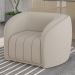 Kit 2 Poltronas Decorativas Sala de Estar Adam Veludo Bege G45 - Gran Belo