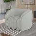 Kit 2 Poltronas Decorativas Sala de Estar Adam Veludo Cinza Claro G45 - Gran Belo