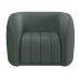 Kit 2 Poltronas Decorativas Sala de Estar Adam Veludo Cinza G45 - Gran Belo
