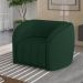 Kit 2 Poltronas Decorativas Sala de Estar Adam Veludo Verde G45 - Gran Belo