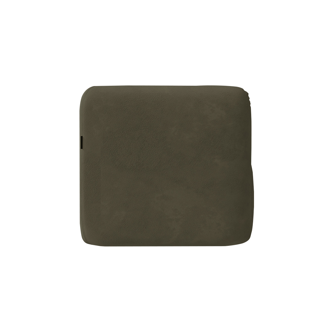 Kit 2 Poltronas Decorativas Sala de Estar Trinidad Base Fixa Veludo Castor G33 - Gran Belo