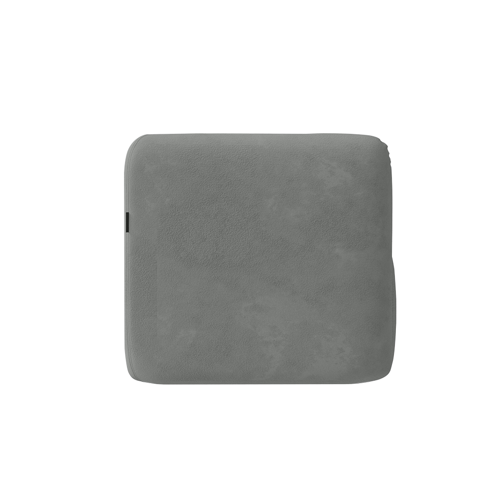 Kit 2 Poltronas Decorativas Sala de Estar Trinidad Base Fixa Veludo Cinza Claro G33 - Gran Belo