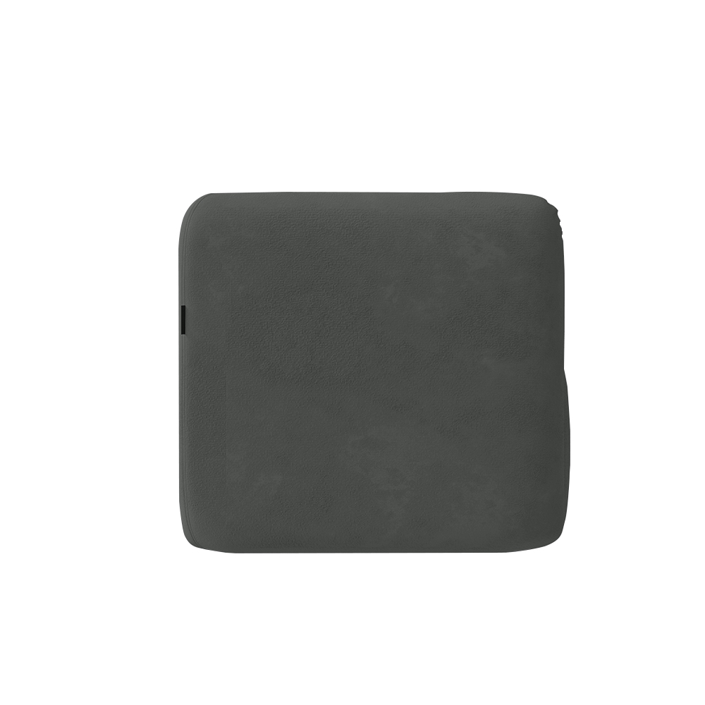 Kit 2 Poltronas Decorativas Sala de Estar Trinidad Base Fixa Veludo Grafite G33 - Gran Belo