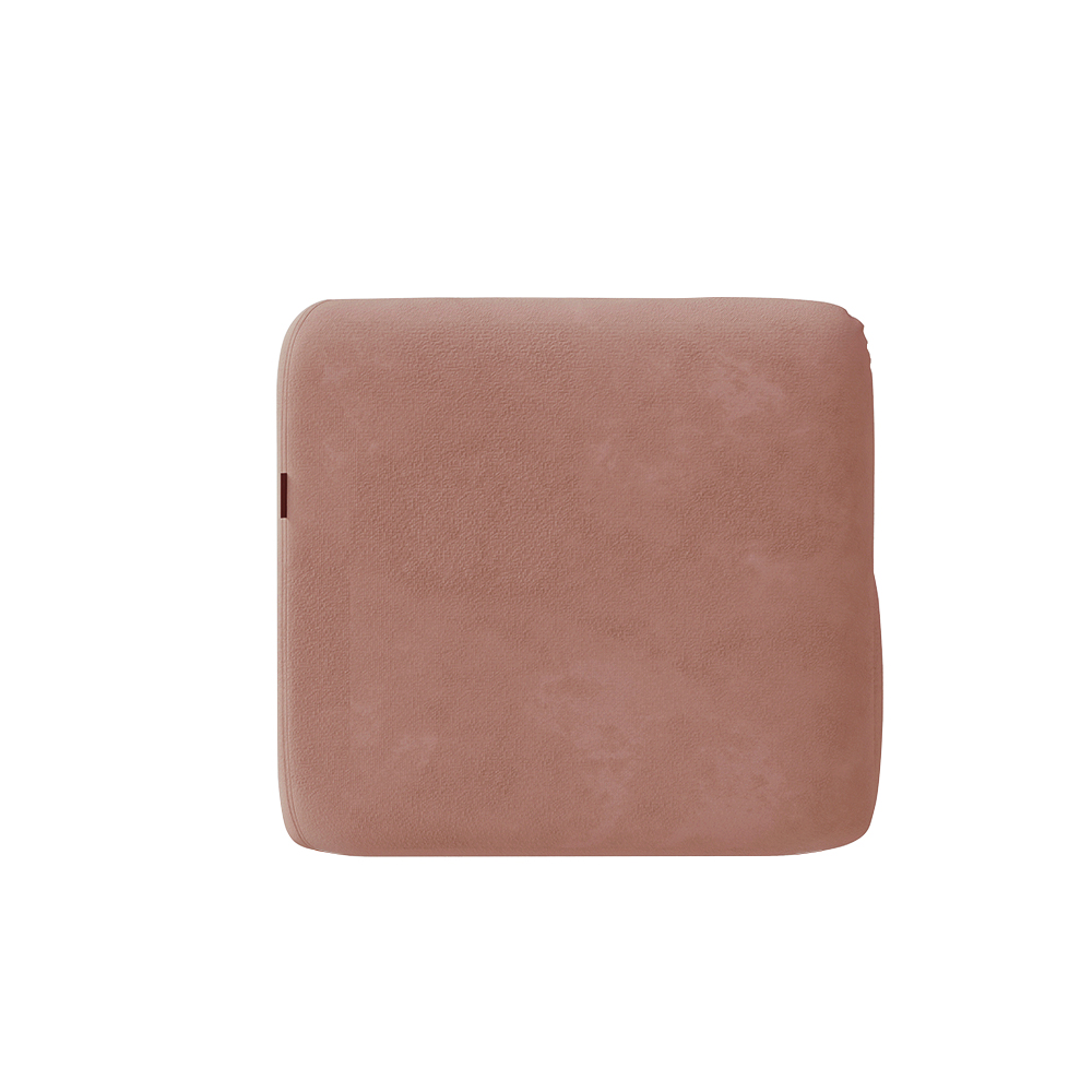 Kit 2 Poltronas Decorativas Sala de Estar Trinidad Base Fixa Veludo Rosê G33 - Gran Belo