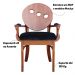 Kit 2 Poltronas Decorativas Sala de Jantar Teseu Madeira Maciça Poliéster Preto/Imbuia G42 - Gran Belo